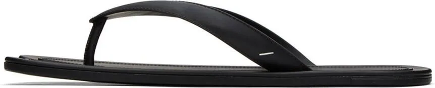 Maison Margiela Black Tabi Flip Flops