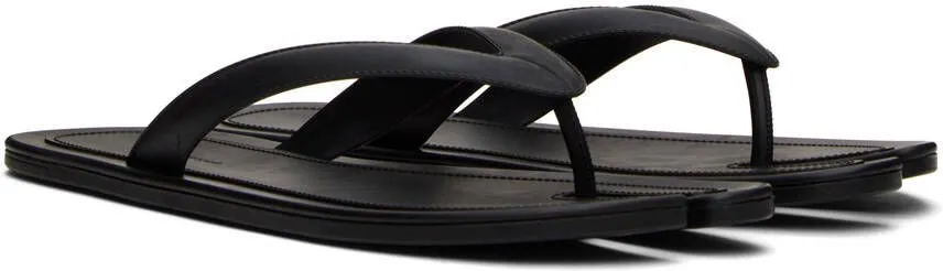 Maison Margiela Black Tabi Flip Flops