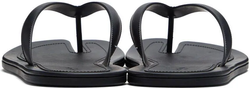 Maison Margiela Black Tabi Flip Flops