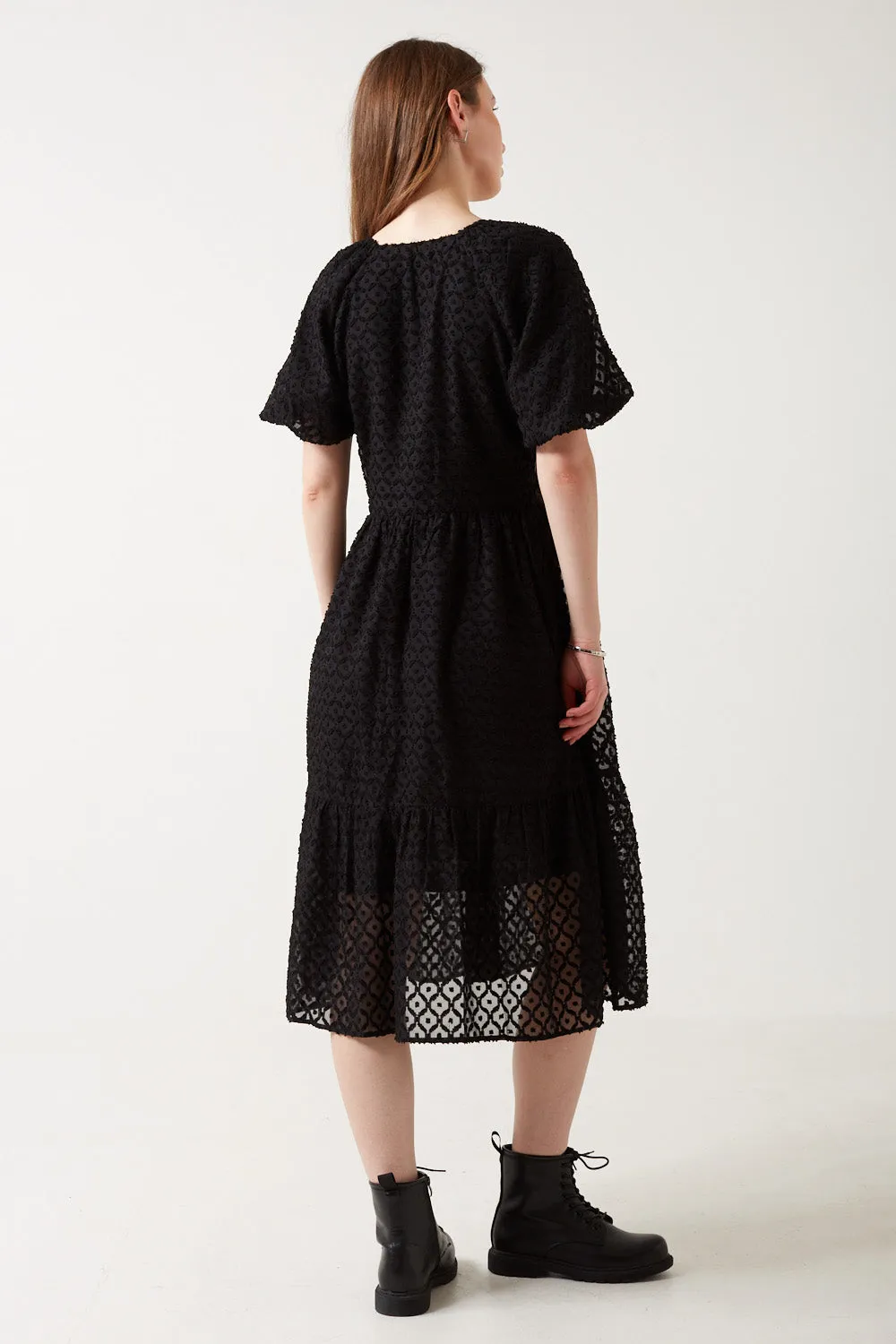 Marc Angelo Puff Sleeves Dress