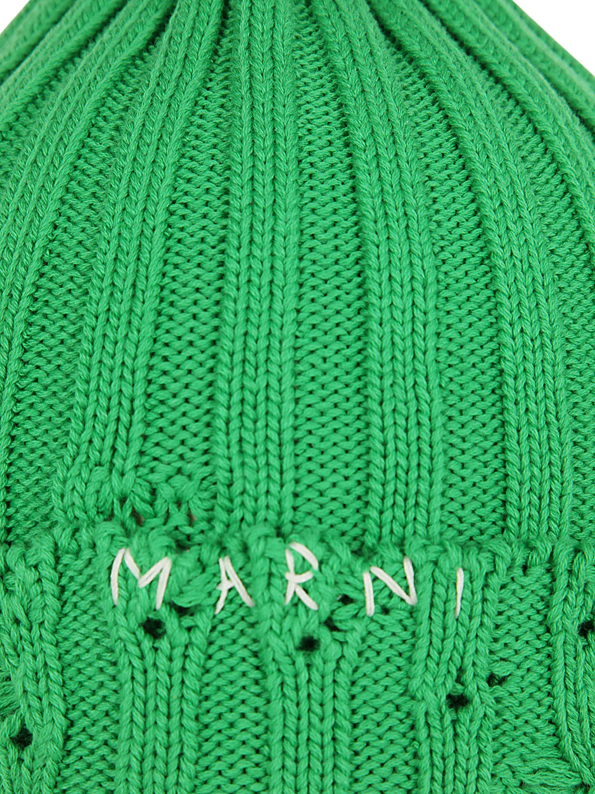 Marni Logo Embroidered Beanie