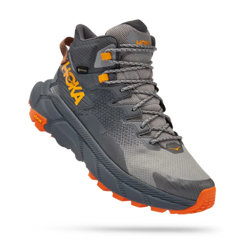 Men’s HOKA Trail Code GTX Hiking Boot – Castlerock/Persimmon Orange (CPOR)