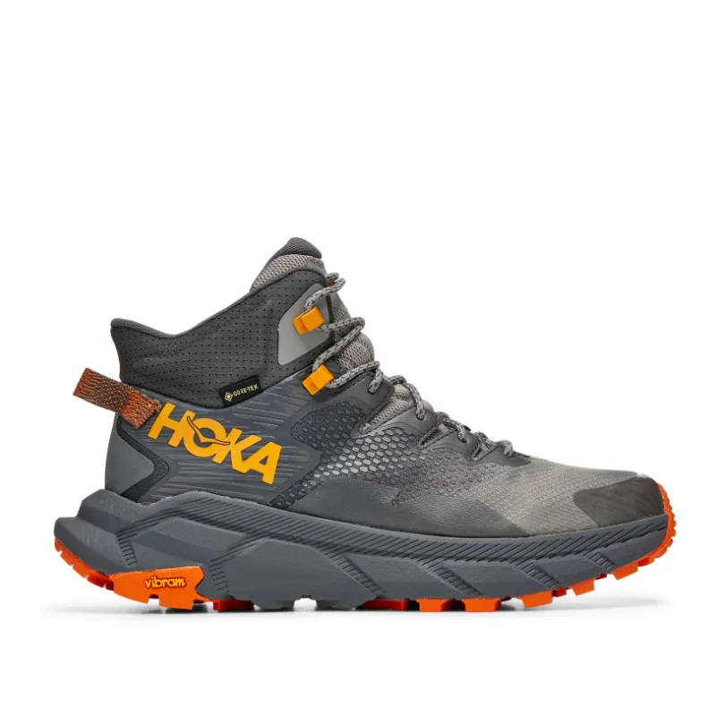 Men’s HOKA Trail Code GTX Hiking Boot – Castlerock/Persimmon Orange (CPOR)