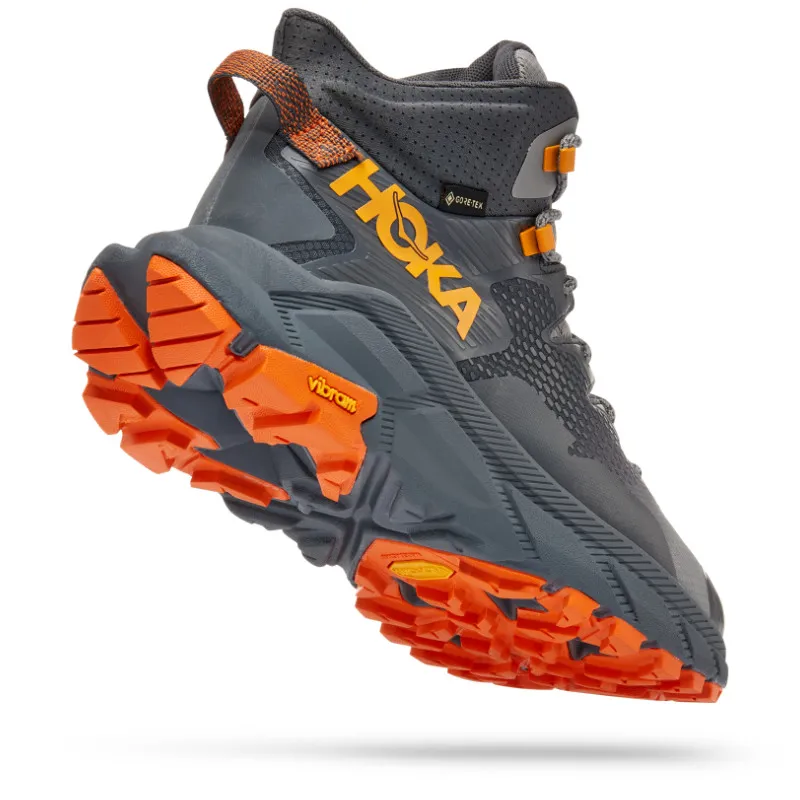 Men’s HOKA Trail Code GTX Hiking Boot – Castlerock/Persimmon Orange (CPOR)