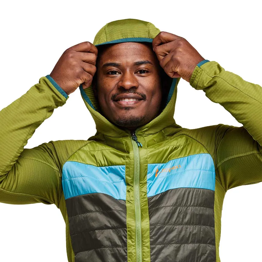 Men's Capa Hybrid Insulated Hooded Jacket - Cedar/Iron