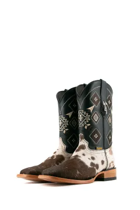 Men's Cowhide Square Toe Cowboy Boot Size 7 Box IM20