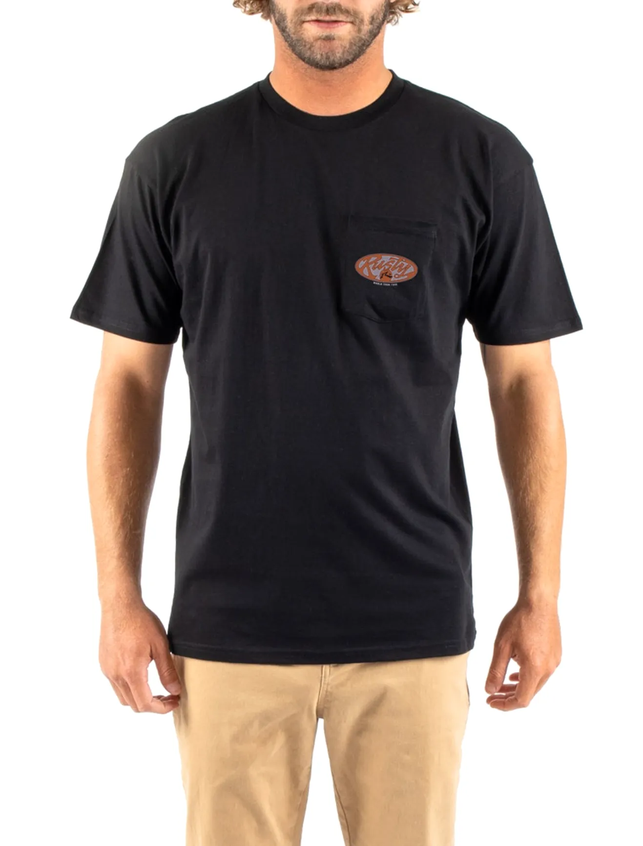 MENS ROUNDER SHORT SLEEVE TEE BLACK