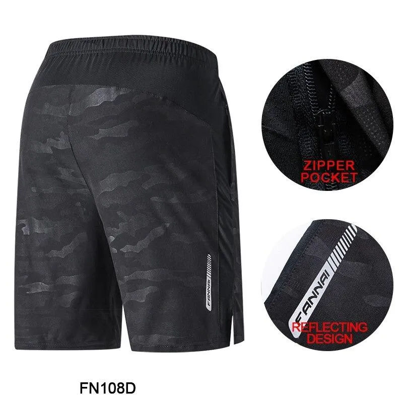 Men's Training Marathon Quick Dry Fitness Gym Running Sport Shorts