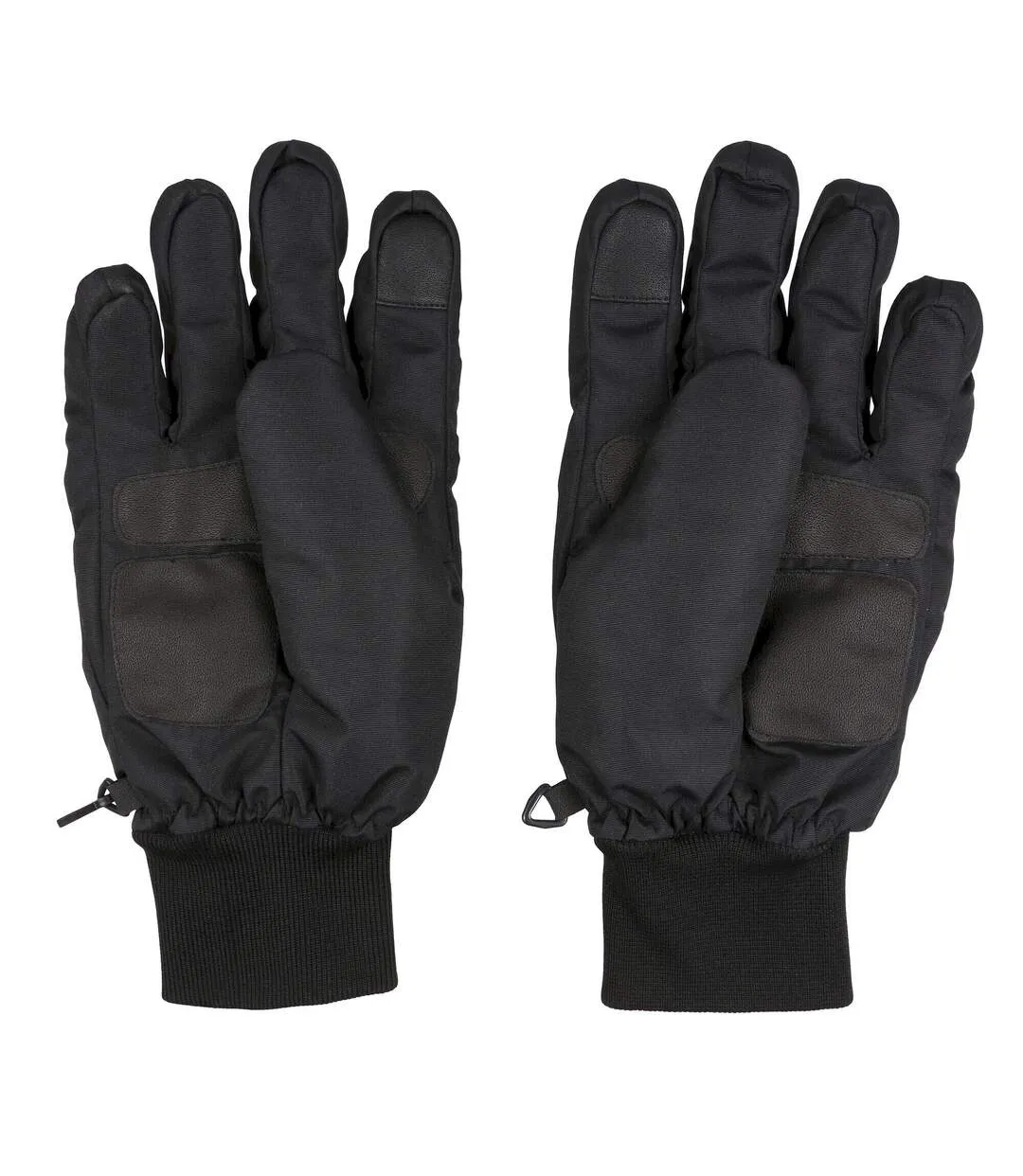 Mens waterproof hat and gloves set black Regatta