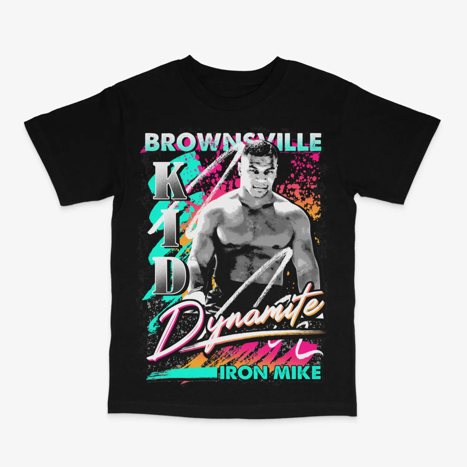 Mike Tyson Kid Dynamite Black Tee