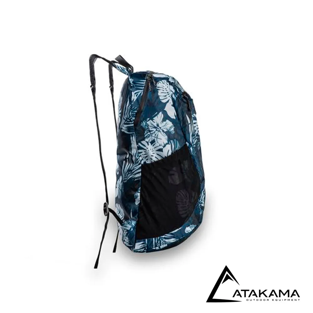 Mochila Plegable Pochoco 16L Edición Limitada Azul Flores - Atakama Outdoor