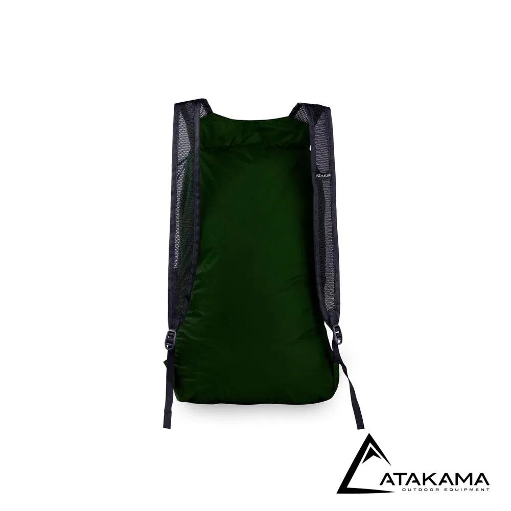 Mochila Plegable Pochoco 16L Verde Musgo - Atakama Outdoor