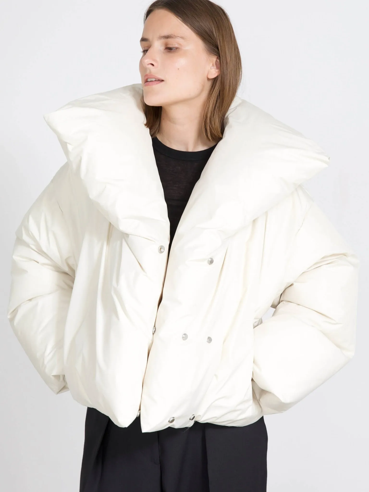 MOLLY PUFFER JACKET - CREME