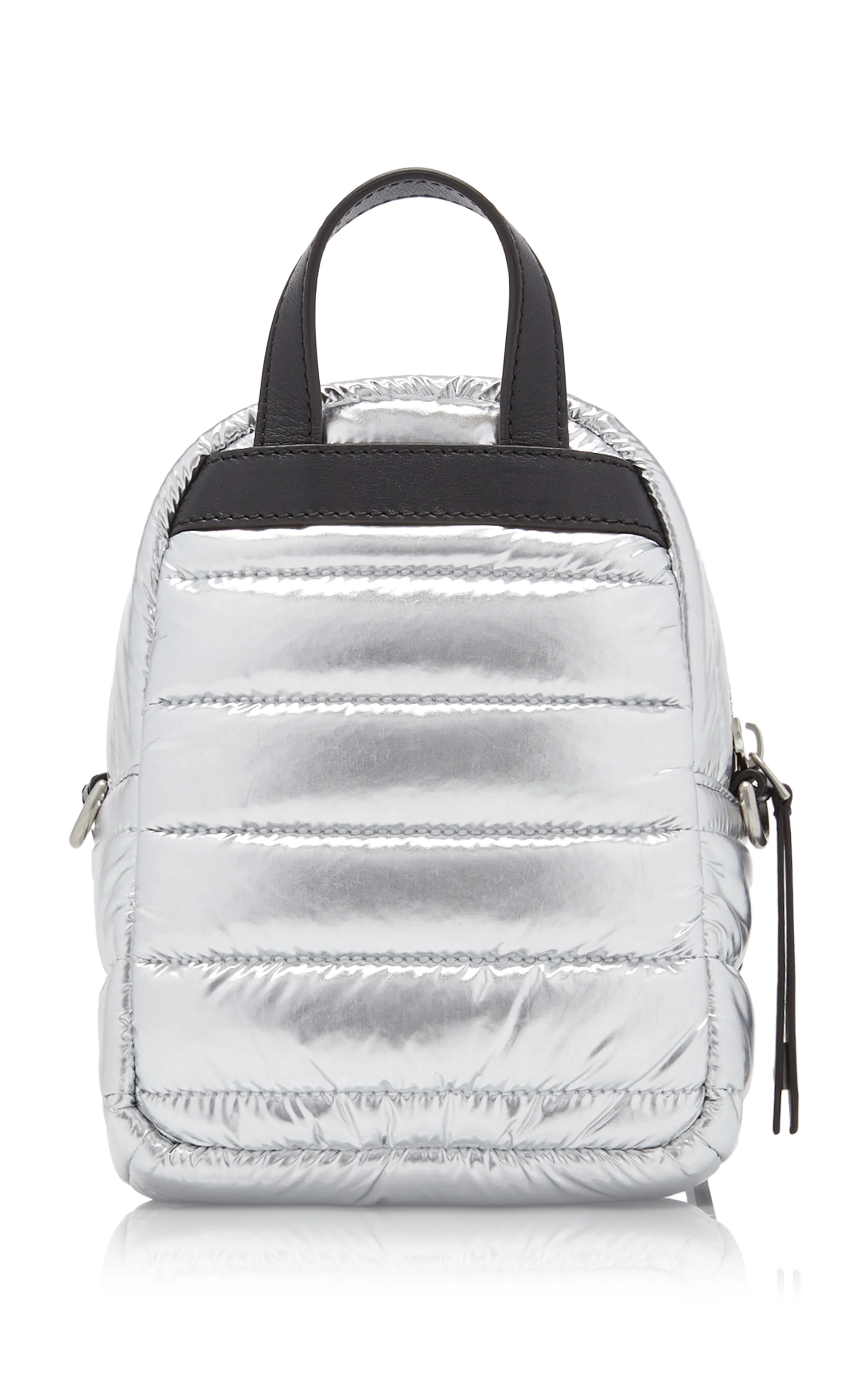 Moncler Kilia Small Metallic-Nylon Crossbody Bag