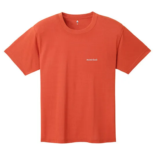 MONTBELL MEN's WICKRON TEE OP LOGO