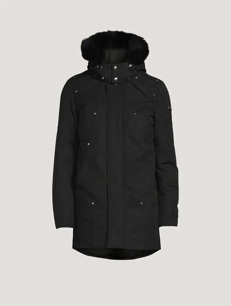 MOOSE KNUCKLES Neoshear Stirling Down Parka With Shearling