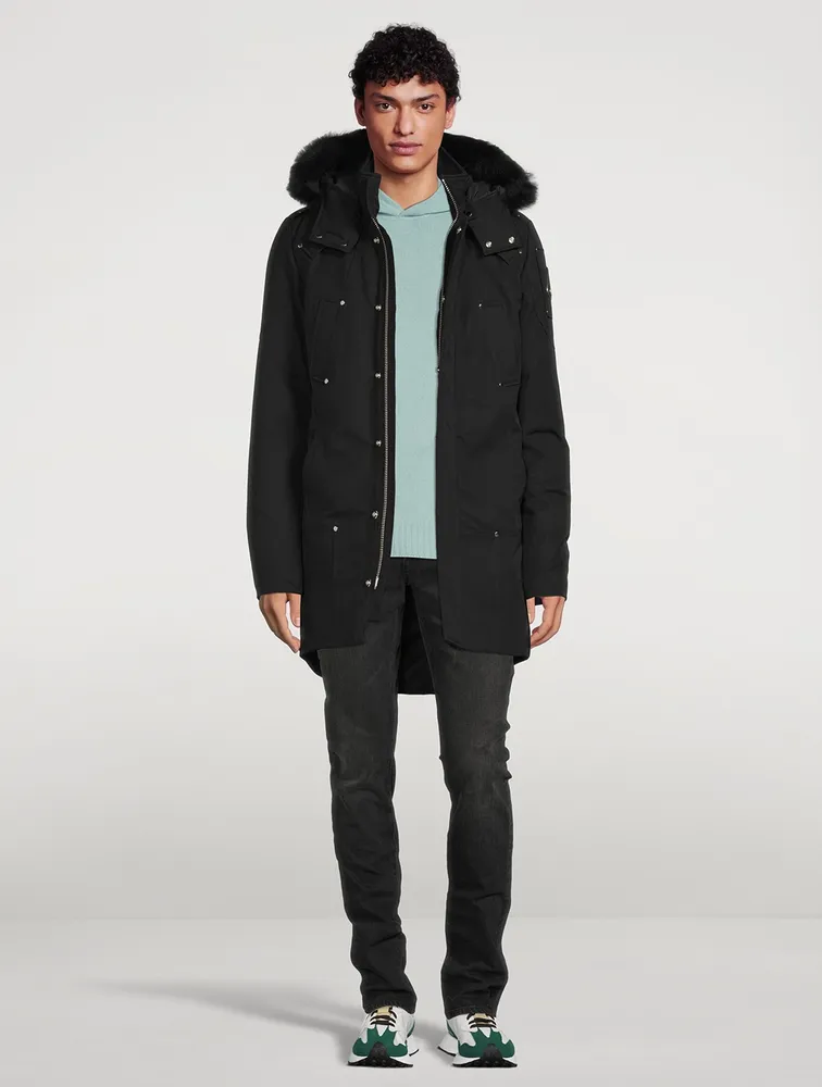 MOOSE KNUCKLES Neoshear Stirling Down Parka With Shearling