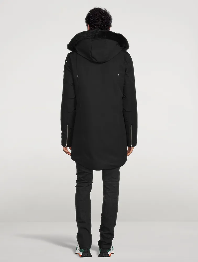 MOOSE KNUCKLES Neoshear Stirling Down Parka With Shearling