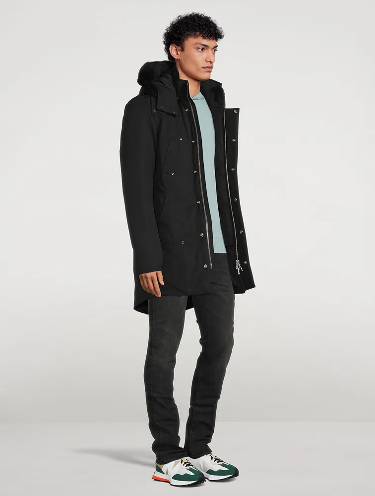 MOOSE KNUCKLES Neoshear Stirling Down Parka With Shearling