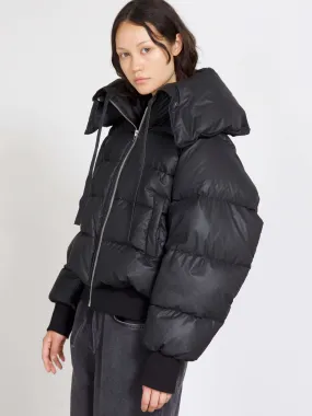 MORGAN PUFFER JACKET - BLACK