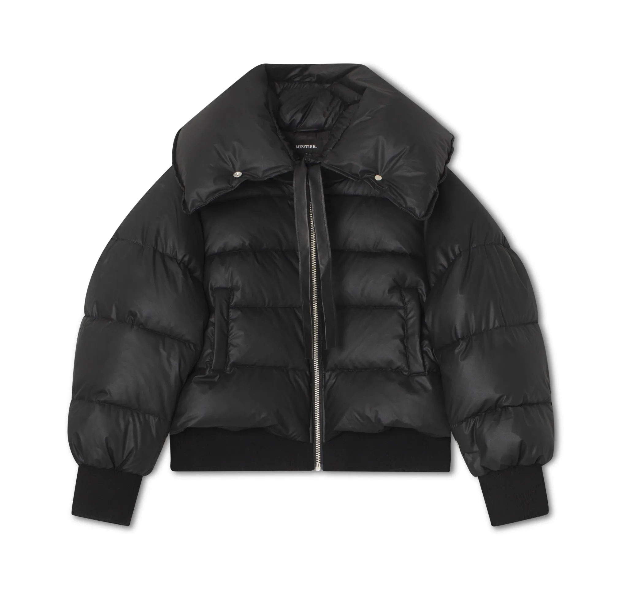 MORGAN PUFFER JACKET - BLACK