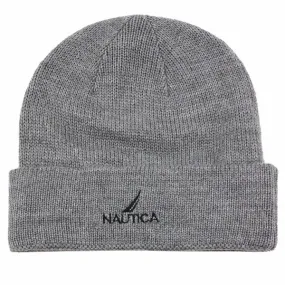 Nautica Boy's Knit Fleece Winter Beanie Hat