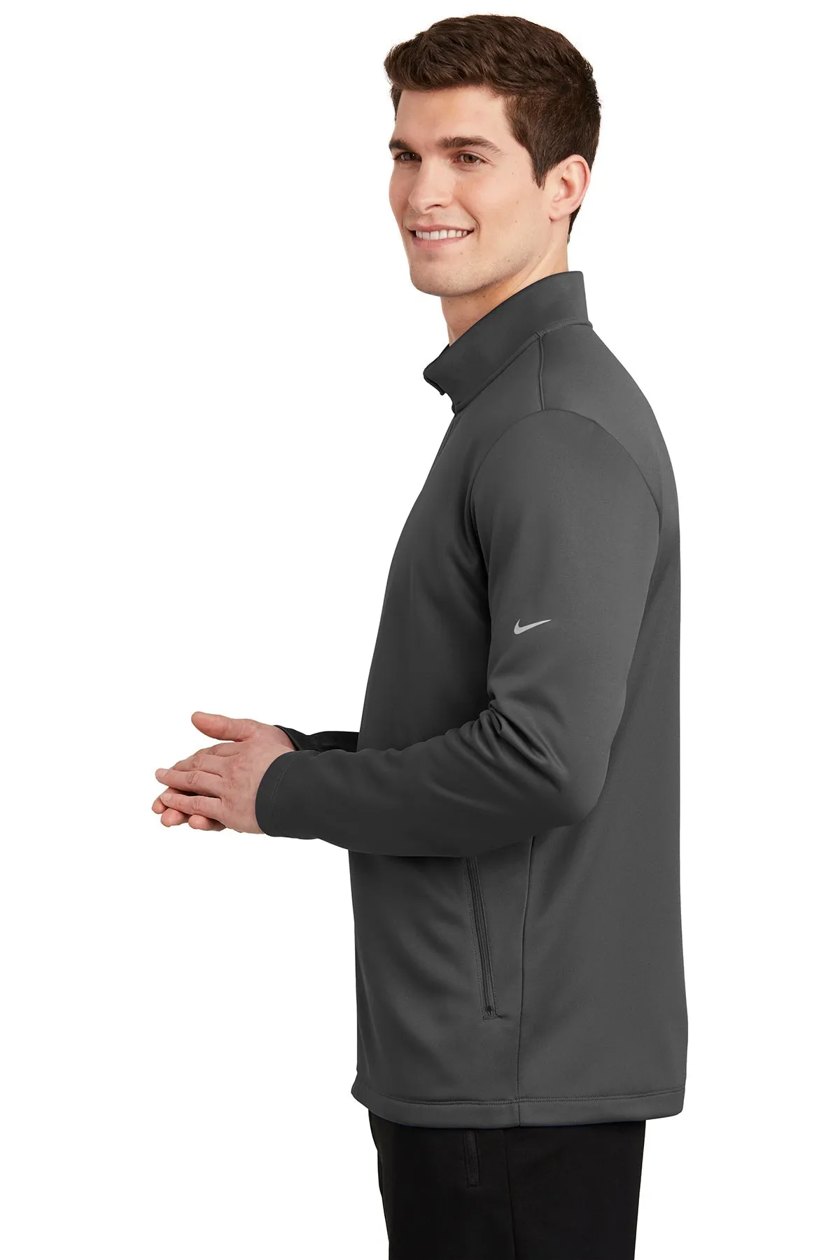 Nike ThermaFIT Full-Zip Customized Jackets, Anthracite