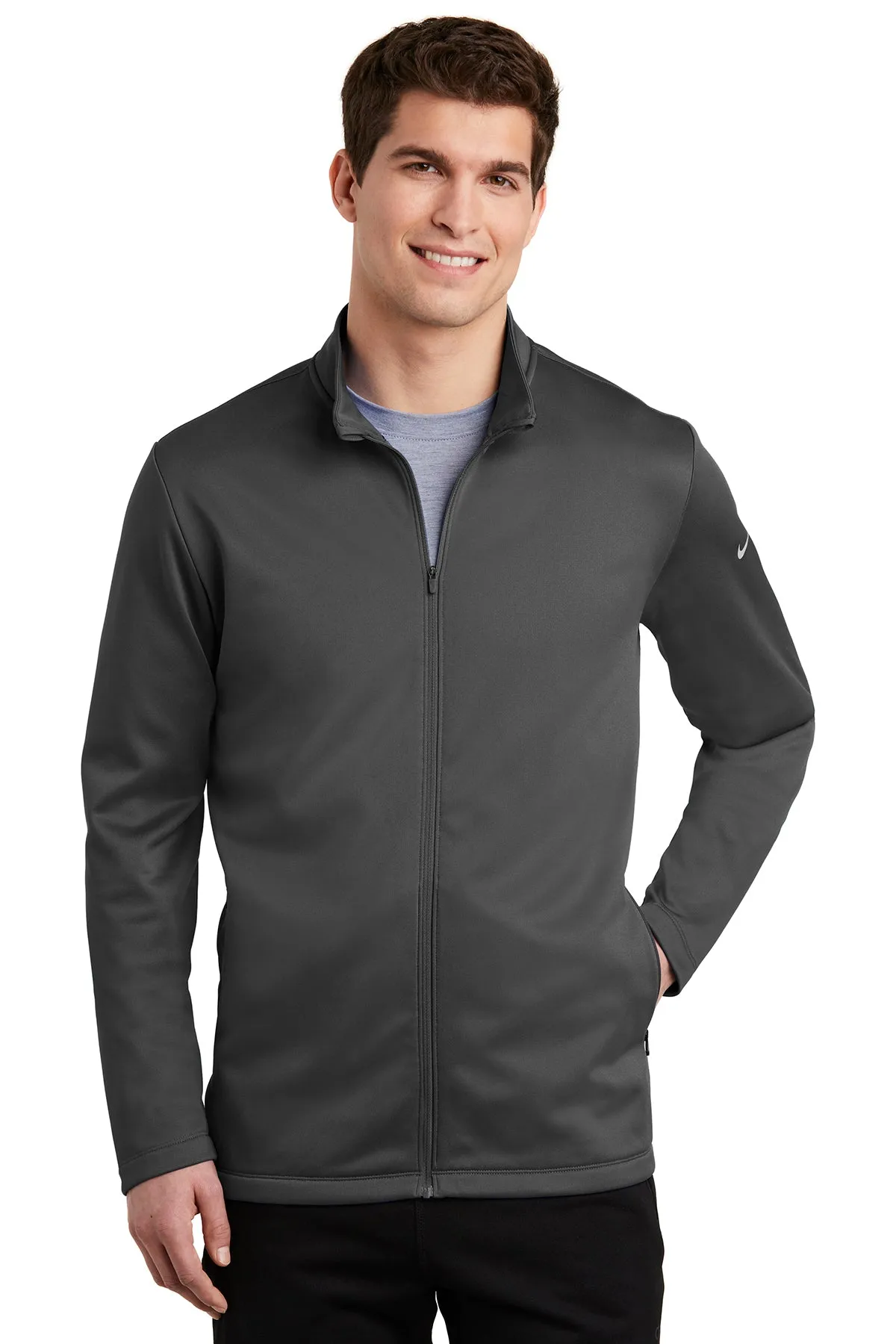 Nike ThermaFIT Full-Zip Customized Jackets, Anthracite