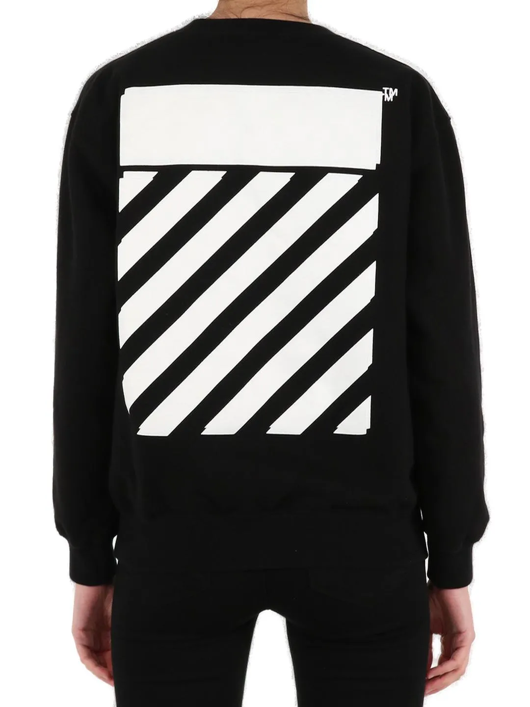 Off-White Diag Printed Crewneck Sweatshirt