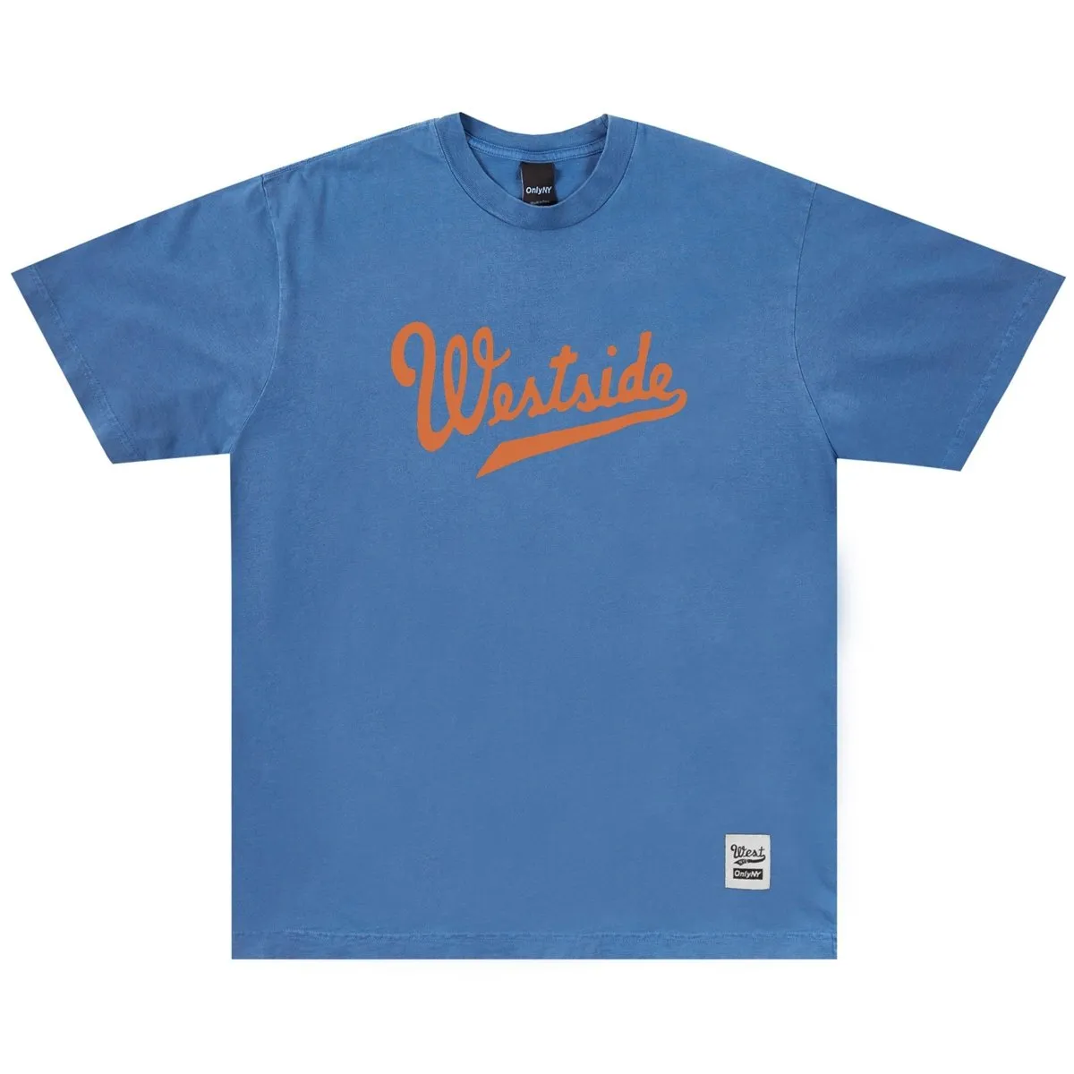 Only NY x West NYC Westside Tee Shirt Cobalt/Orange