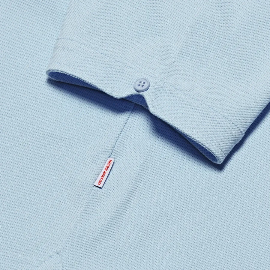 Orlebar Brown - Sebastian Tailored Polo Shirt in Washed Indigo