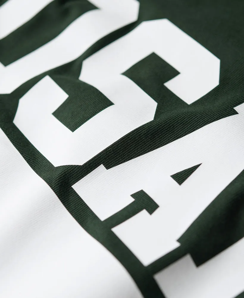 Osaka Logo Loose T-Shirt | Academy Dark Green