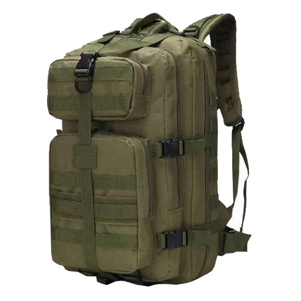 OUTDOOR LARGE CAPACITY MULTIFUNCTIONAL CANVAS BACKPACK