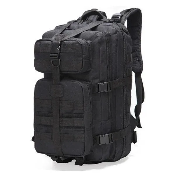 OUTDOOR LARGE CAPACITY MULTIFUNCTIONAL CANVAS BACKPACK