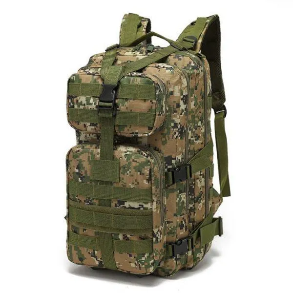 OUTDOOR LARGE CAPACITY MULTIFUNCTIONAL CANVAS BACKPACK