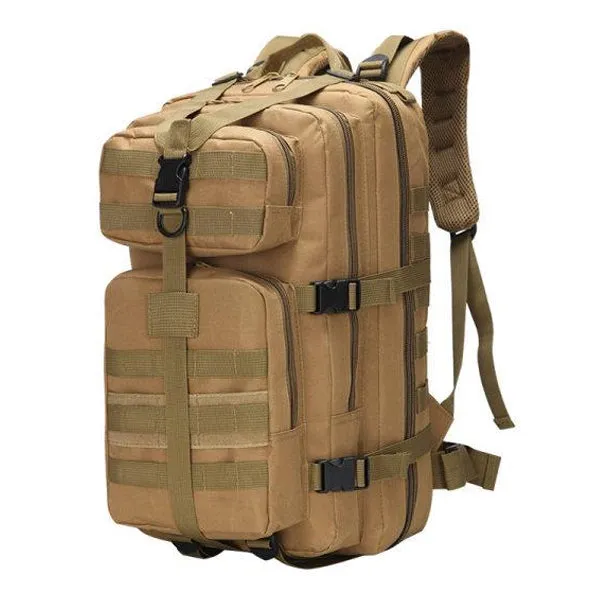 OUTDOOR LARGE CAPACITY MULTIFUNCTIONAL CANVAS BACKPACK