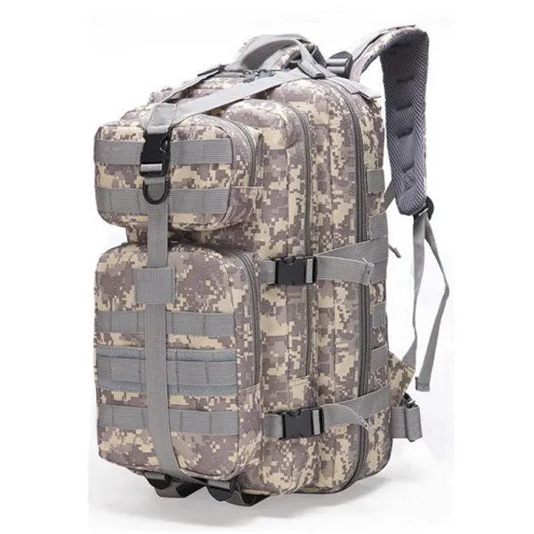 OUTDOOR LARGE CAPACITY MULTIFUNCTIONAL CANVAS BACKPACK