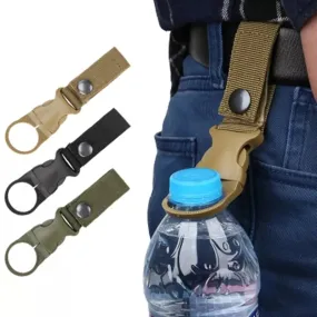 Outdoor Webbing Buckle Hook Water Bottle Holder