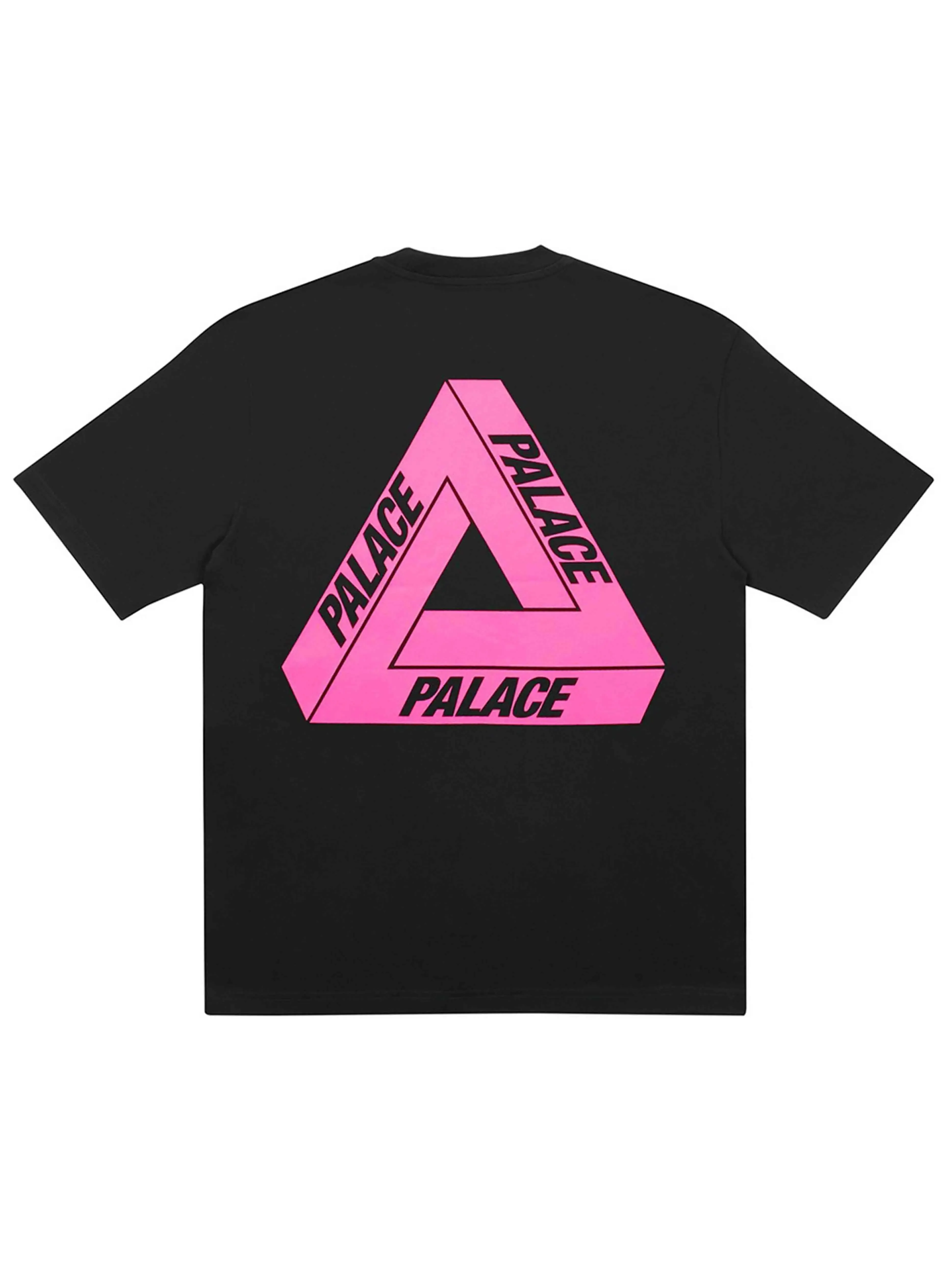 Palace Tri To Help T-Shirt Black/Fuchsia S