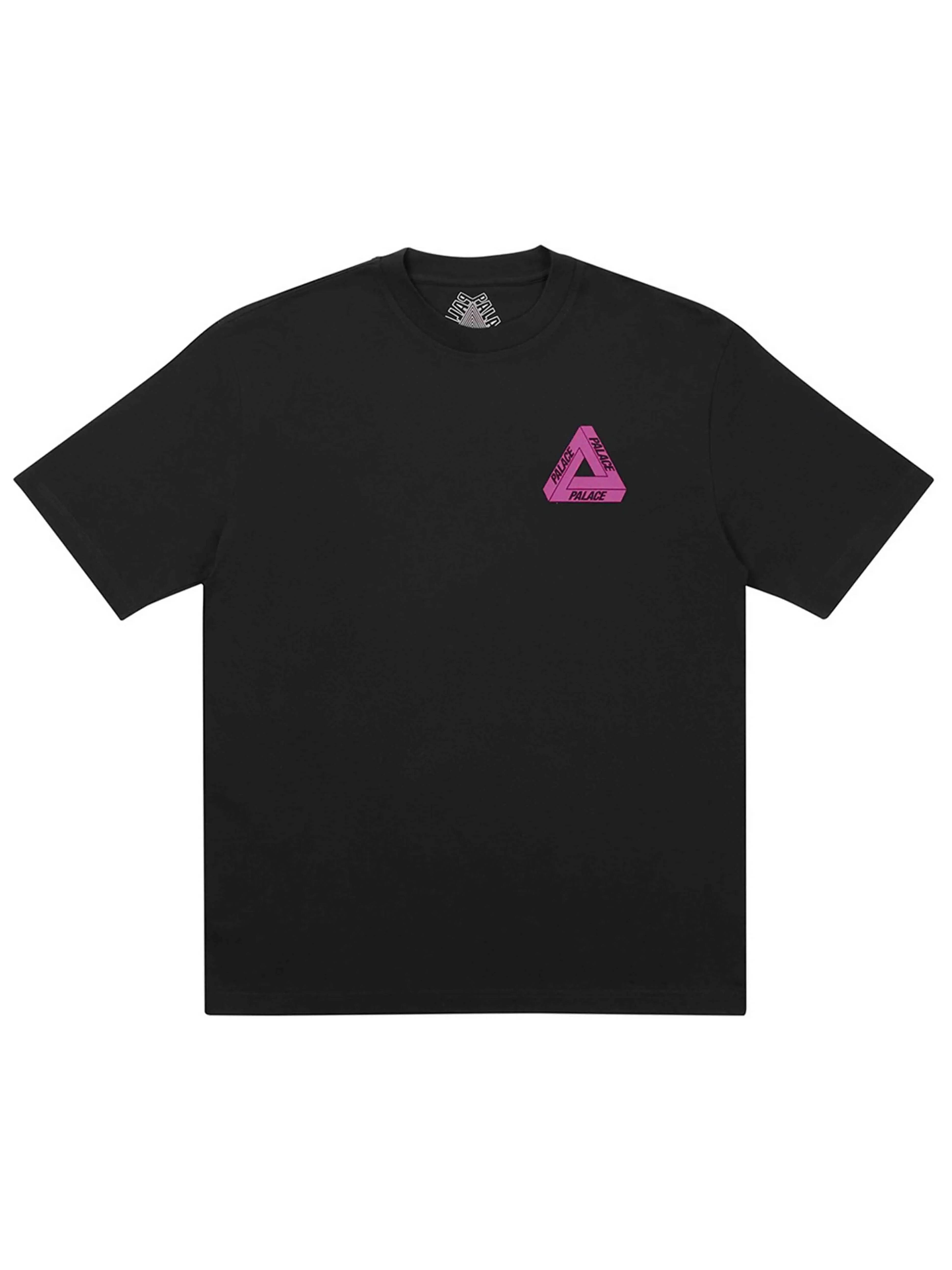 Palace Tri To Help T-Shirt Black/Fuchsia S