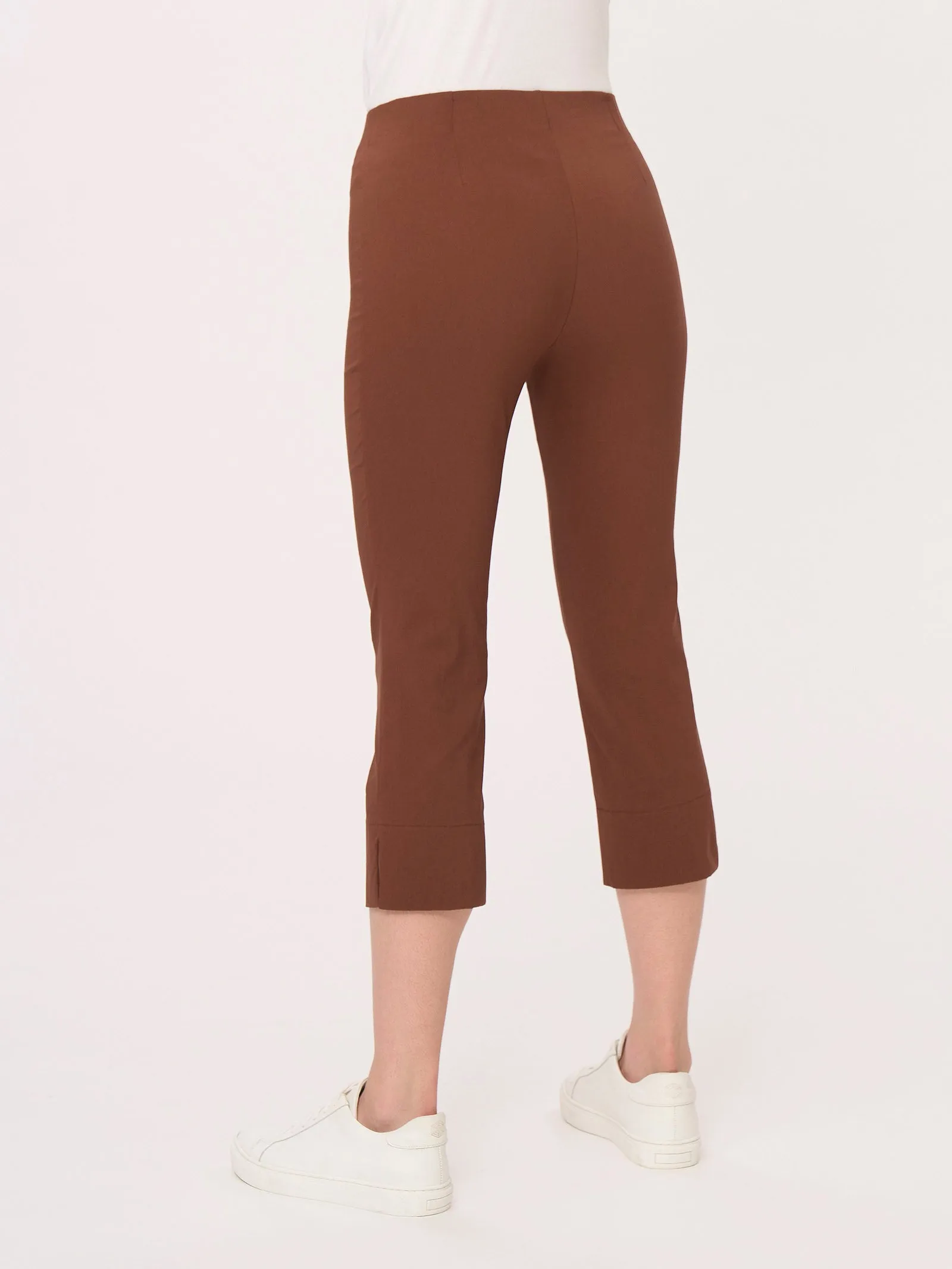 Pantalone Pinocchietto in Super Fresh - Cappuccino