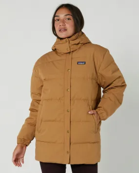 Patagonia Womens Cotton Down Parka - Nest Brown | SurfStitch