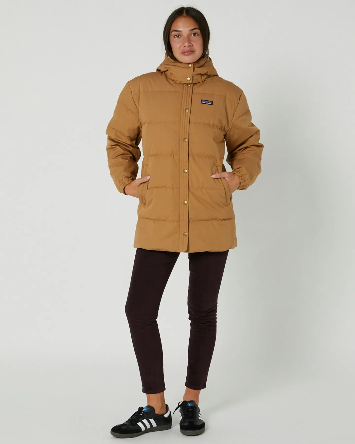 Patagonia Womens Cotton Down Parka - Nest Brown | SurfStitch