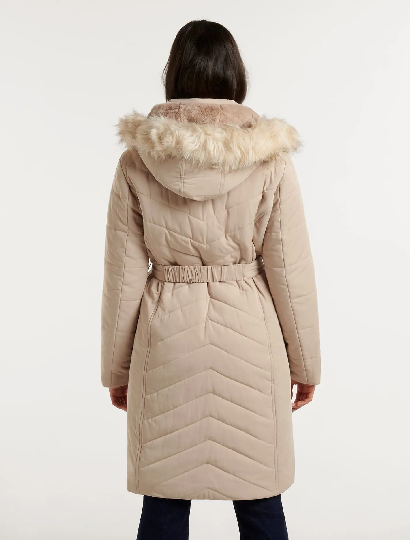 Pia Longline Quilted Puffer Jacket