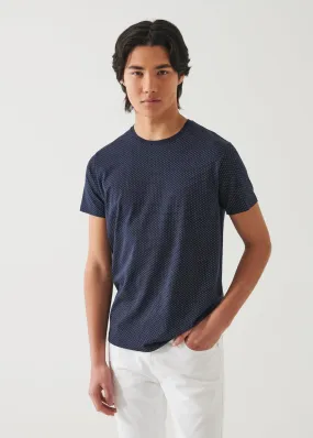 PIMA COTTON STRETCH PRINTED T-SHIRT