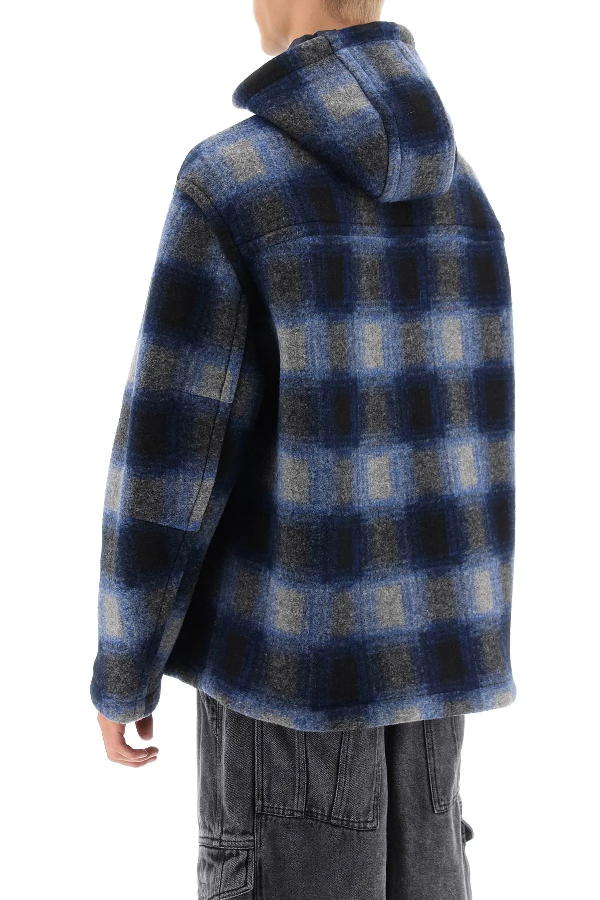 Plaid Knit Kurt Jacket