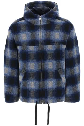 Plaid Knit Kurt Jacket