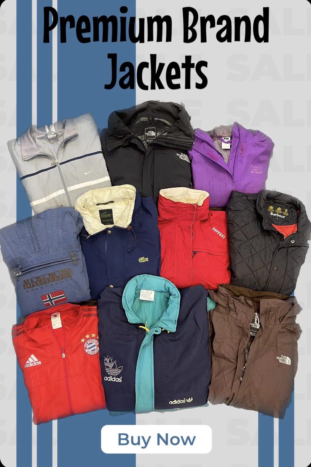 Premium Branded Jackets including Nike & North Face