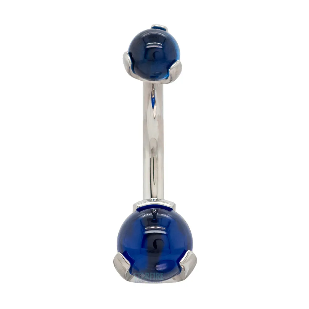 Prong Ceramic Ball Navel Curve