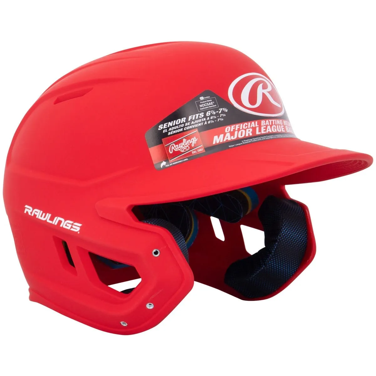 Rawlings Mach Matte Batting Helmet: MACH